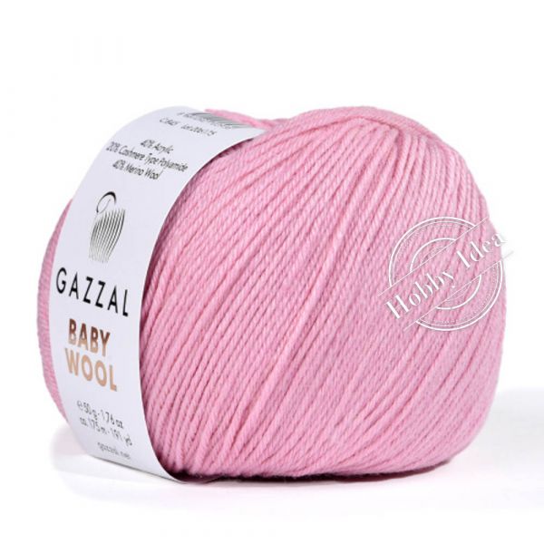 Gazzal Baby Wool 845 Пудровый из категории Gazzal Baby Wool