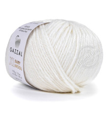 Gazzal Baby Wool XL 801 Белый