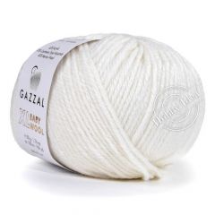 Gazzal Baby Wool XL 801 Белый