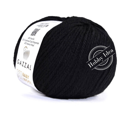 Gazzal Baby Wool XL 803 Чёрный