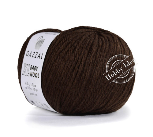 Gazzal Baby Wool XL 807 Коричневый