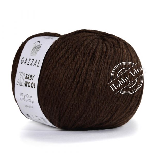 Gazzal Baby Wool XL 807 Коричневый из категории Gazzal Baby Wool XL