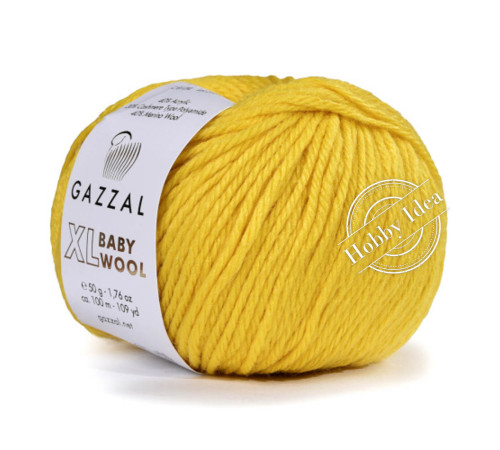 Gazzal Baby Wool XL 812 Жёлтый