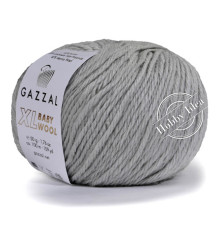 Gazzal Baby Wool XL 817 Светло-серый
