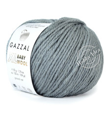Gazzal Baby Wool XL 818 Серый