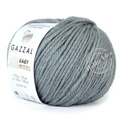Gazzal Baby Wool XL 818 Серый