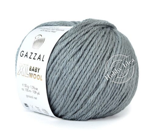 Gazzal Baby Wool XL 818 Серый