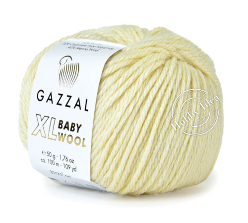Gazzal Baby Wool XL 829 Кремовый