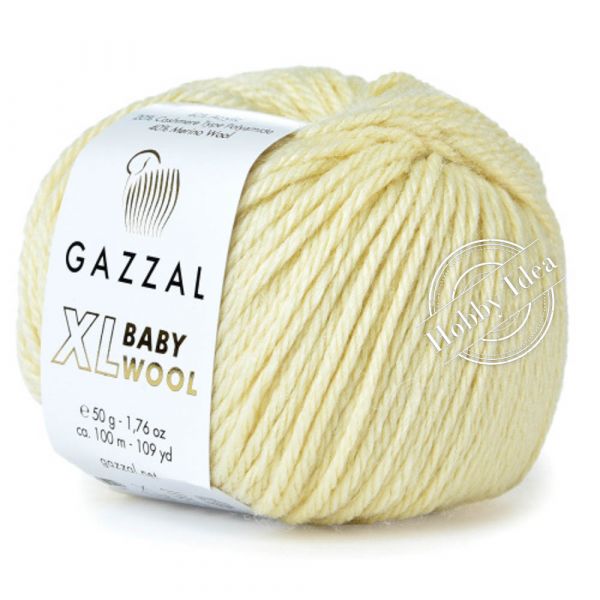 Gazzal Baby Wool XL 829 Кремовый из категории Gazzal Baby Wool XL