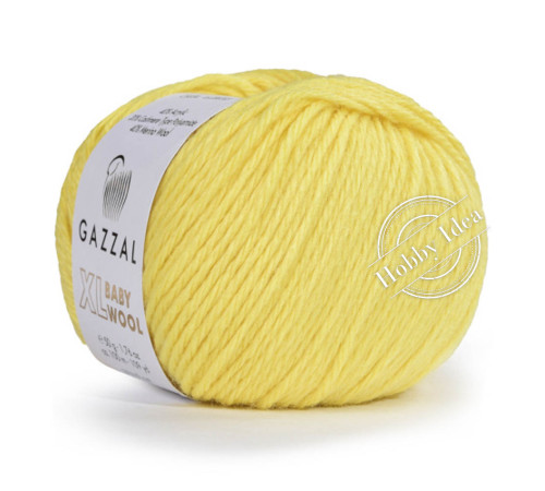Gazzal Baby Wool XL 833 Светло-жёлтый
