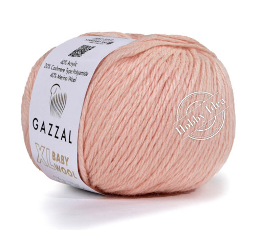 Gazzal Baby Wool XL 834 Персиковый