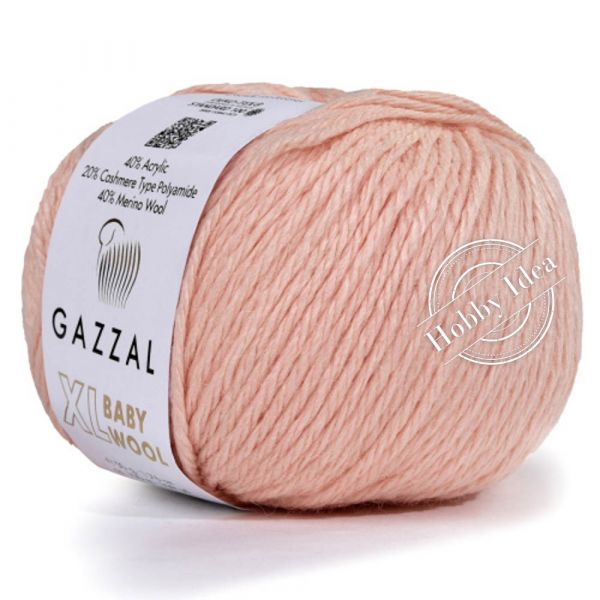 Gazzal Baby Wool XL 834 Персиковый из категории Gazzal Baby Wool XL