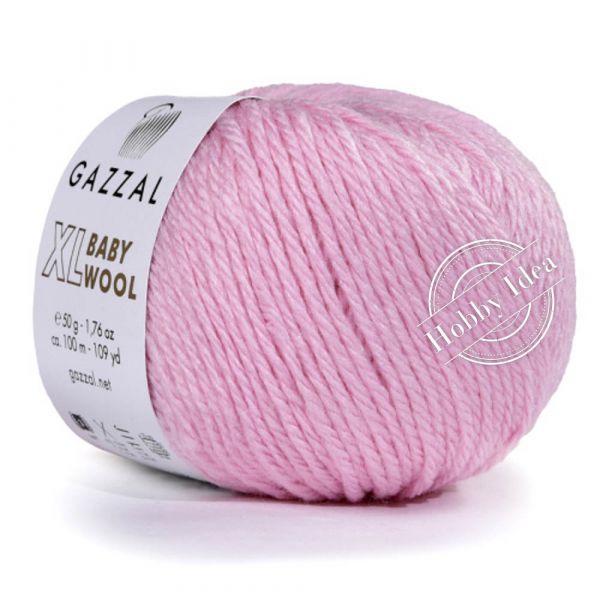 Gazzal Baby Wool XL 836 Бледно-розовый из категории Gazzal Baby Wool XL