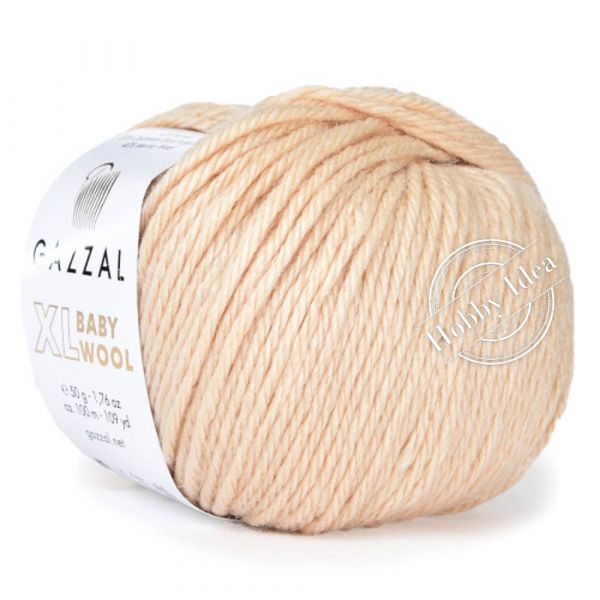 Gazzal Baby Wool XL 839 Светло-бежевый из категории Gazzal Baby Wool XL