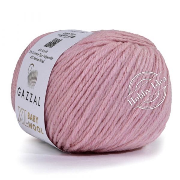 Gazzal Baby Wool XL 845 Пудровый из категории Gazzal Baby Wool XL