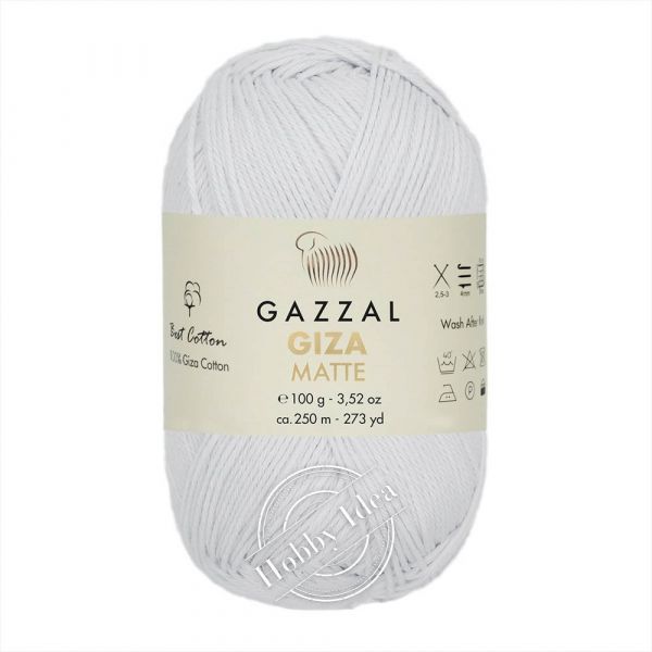 Gazzal Giza Matte 5550 Белый из категории Gazzal Giza Matte