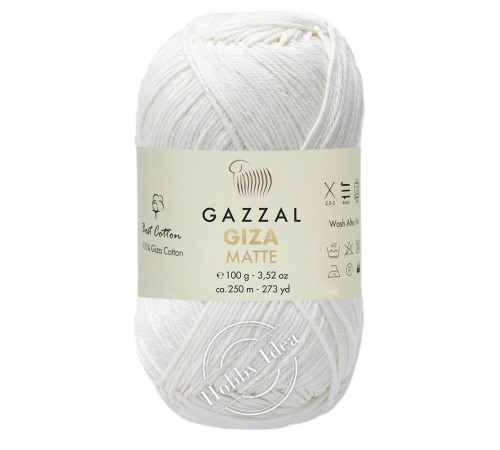 Gazzal Giza Matte 5551 Молочный