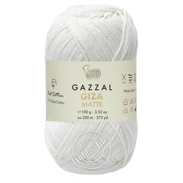 Gazzal Giza Matte 5551 Молочный из категории Gazzal Giza Matte
