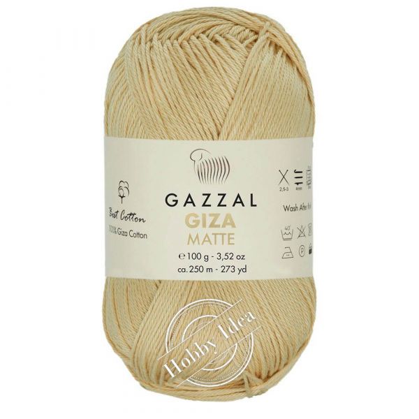 Gazzal Giza Matte 5552 Песочный из категории Gazzal Giza Matte