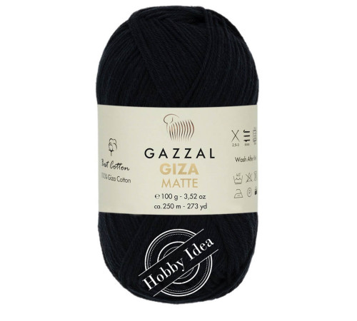Gazzal Giza Matte 5557 Чёрный