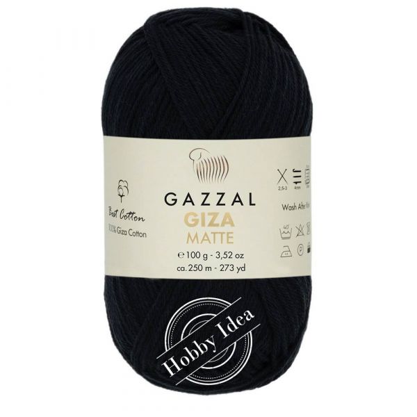 Gazzal Giza Matte 5557 Чёрный из категории Gazzal Giza Matte