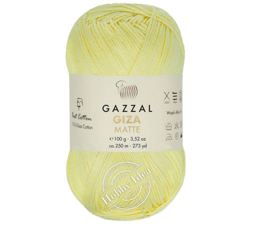 Gazzal Giza Matte 5559 Бледно-жёлтый