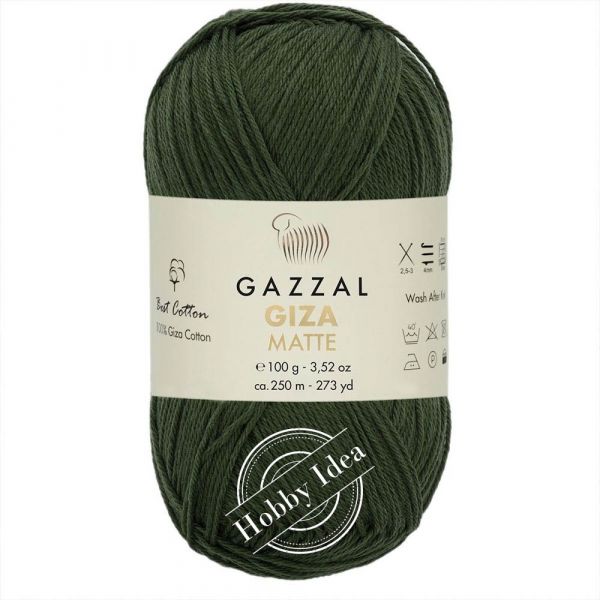 Gazzal Giza Matte 5563 Тёмно-оливковый из категории Gazzal Giza Matte