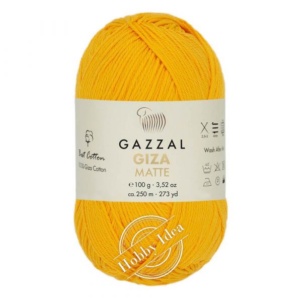 Gazzal Giza Matte 5564 Жёлтый из категории Gazzal Giza Matte