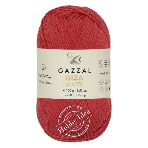 Gazzal Giza Matte 5566 Красный из категории Gazzal Giza Matte