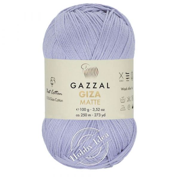 Gazzal Giza Matte 5571 Светло-фиолетовый из категории Gazzal Giza Matte
