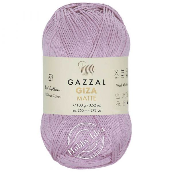 Gazzal Giza Matte 5572 Светло-сиреневый из категории Gazzal Giza Matte