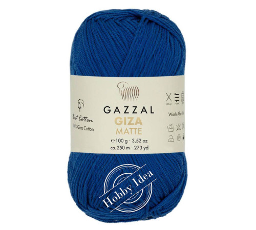 Gazzal Giza Matte 5578 Насыщенный синий