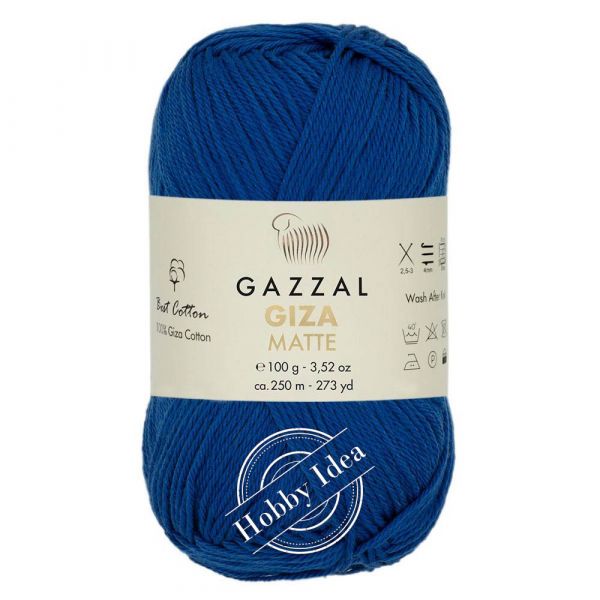 Gazzal Giza Matte 5578 Насыщенный синий из категории Gazzal Giza Matte