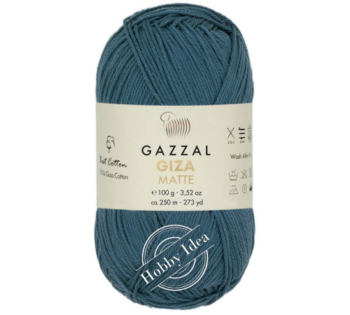Gazzal Giza Matte 5579 Синяя сталь
