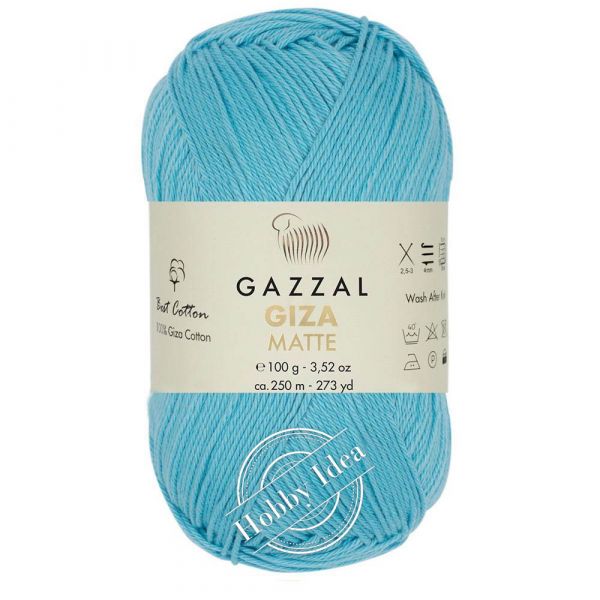Gazzal Giza Matte 5580 Бирюзовый из категории Gazzal Giza Matte
