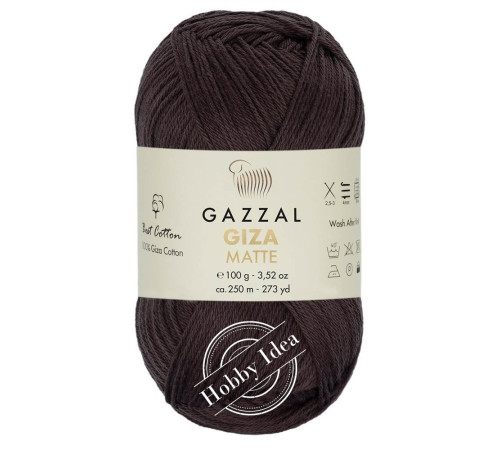 Gazzal Giza Matte 5586 Тёмный шоколад