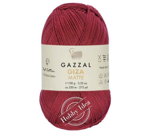Gazzal Giza Matte 5587 Тёмная брусника