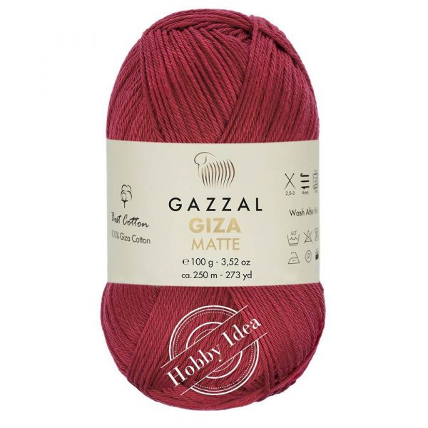 Gazzal Giza Matte 5587 Тёмная брусника из категории Gazzal Giza Matte