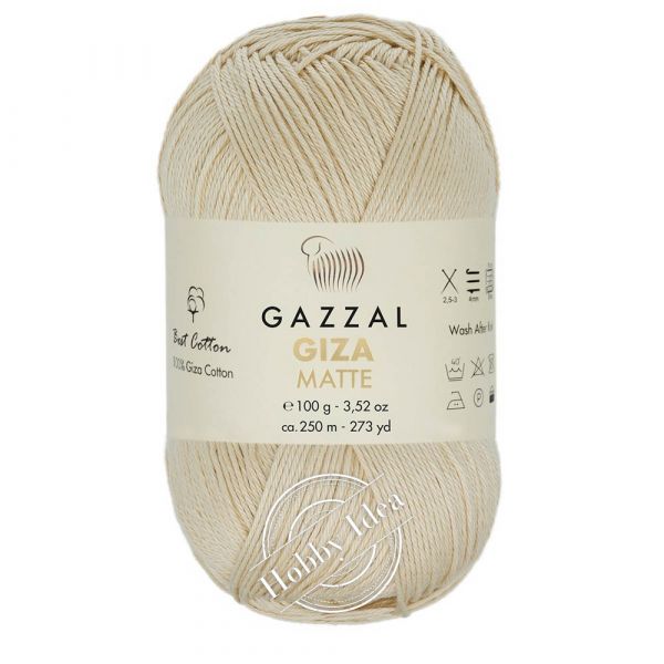Gazzal Giza Matte 5589 Экрю из категории Gazzal Giza Matte