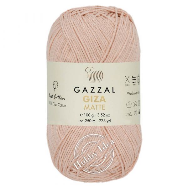 Gazzal Giza Matte 5591 Розовая пудра из категории Gazzal Giza Matte