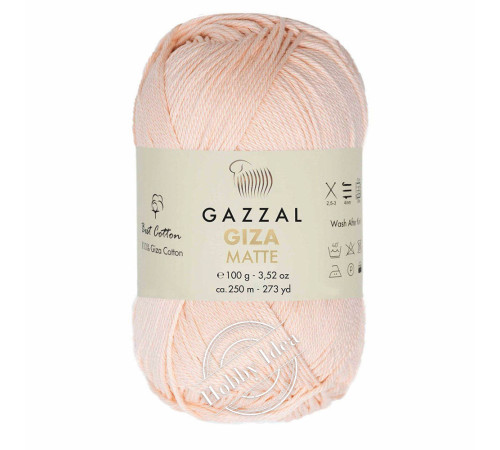 Gazzal Giza Matte 5597 Персиковый крем