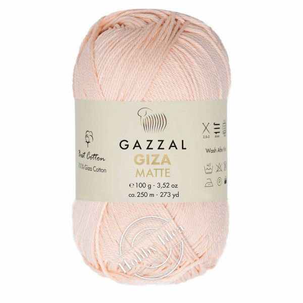 Gazzal Giza Matte 5597 Персиковый крем из категории Gazzal Giza Matte