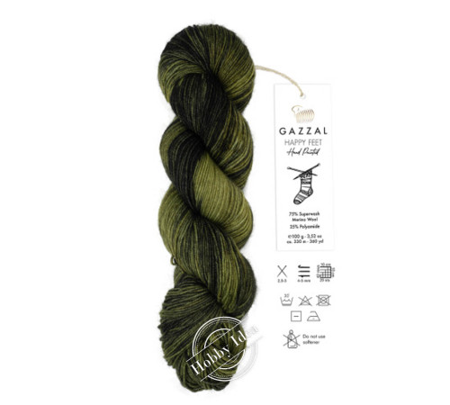 Gazzal Happy Feet 3258 Тёмно-зелёно-хвойный