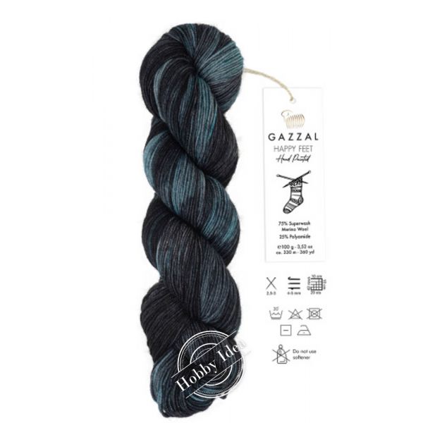 Gazzal Happy Feet 3259 Тёмно-сине-бирюзовый из категории Gazzal Happy Feet