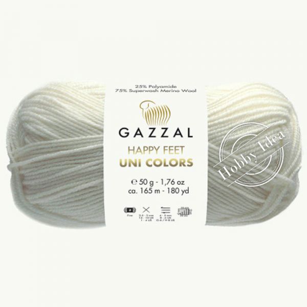 Gazzal Happy Feet Uni Colors 3551 Белый из категории Gazzal Happy Feet Uni Colors