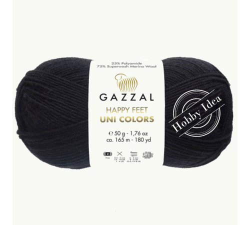 Gazzal Happy Feet Uni Colors 3554 Чёрный