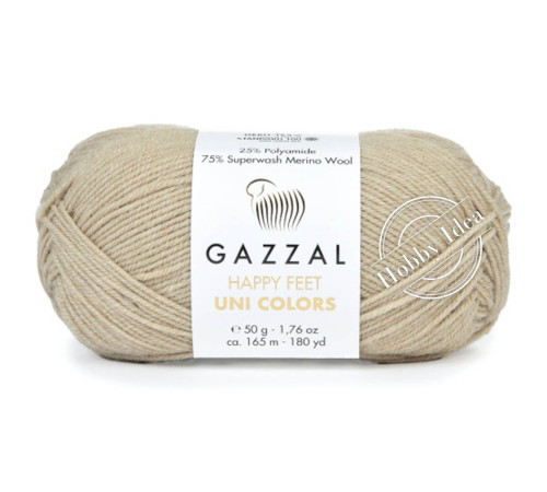 Gazzal Happy Feet Uni Colors 3555 Светло-бежевый