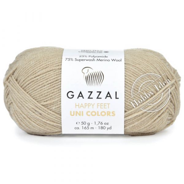 Gazzal Happy Feet Uni Colors 3555 Светло-бежевый из категории Gazzal Happy Feet Uni Colors
