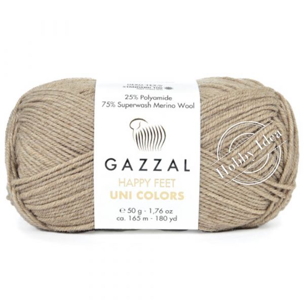 Gazzal Happy Feet Uni Colors 3556 Бежевый из категории Gazzal Happy Feet Uni Colors
