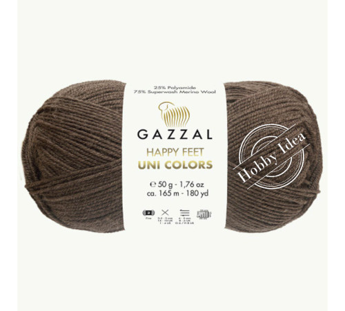 Gazzal Happy Feet Uni Colors 3557 Шоколадный